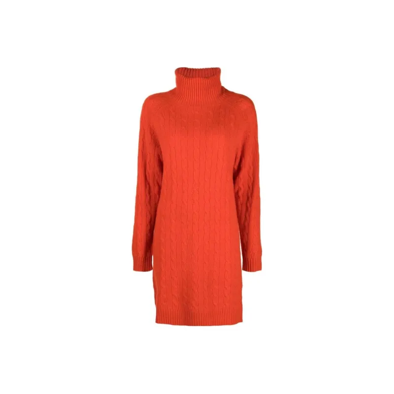Polo Ralph Lauren Long-Sleeved Dresses Women's Orange-0