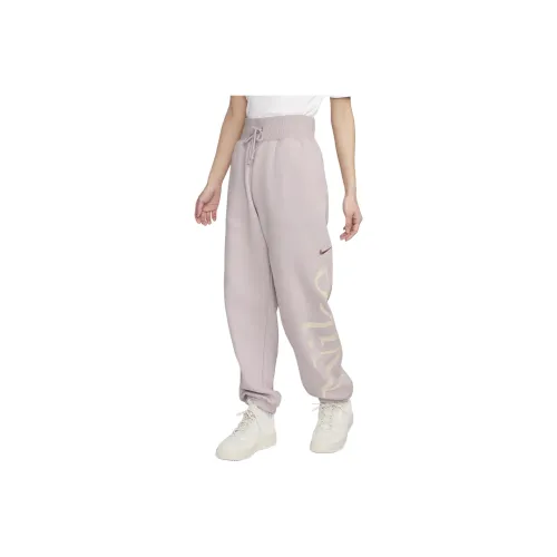 Nike Knitted Sweatpants Women's Smoke Pink