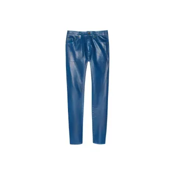 SAINT LAURENT Skinny Patent Style Trousers
