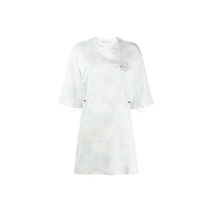OFF-WHITE Ss20 Long-Sleeved Dresses Women's White-0