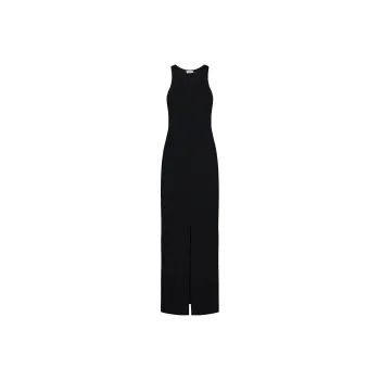 NANUSHKA Sleeveless Fitted Stretched Midi Dress