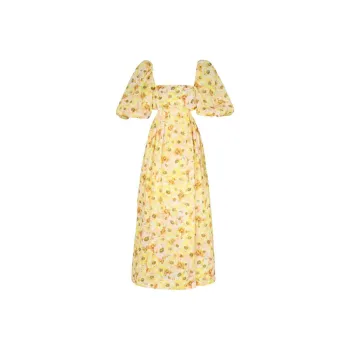 Zimmermann SS24 Short-Sleeved Dresses Women's Yellow