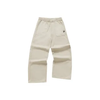 FILA FUSION Knitted Sweatpants Women's Starch Lactose Color
