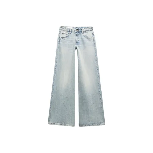 ZARA Jeans Women's Light Blue