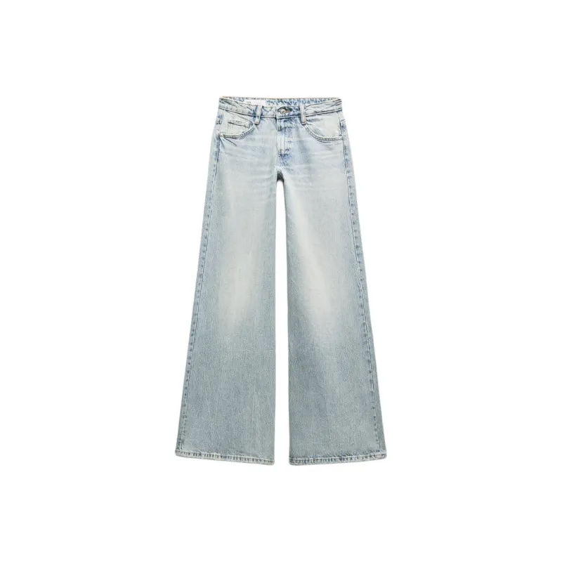 ZARA Jeans Women's Light Blue-0