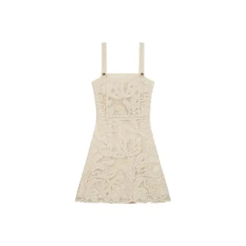 Maje Sleeveless Dresses Women's Beige Yellow
