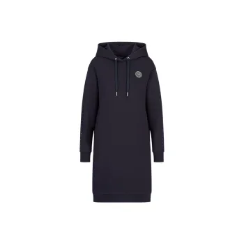 ARMANI EXCHANGEAE x SMILEYWORLD ARMANI EXCHANGE X SmileyWorld FW22 Long-Sleeved Dresses Women's Marine Blue