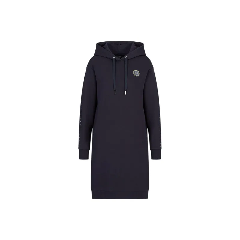 ARMANI EXCHANGEAE x SMILEYWORLD ARMANI EXCHANGE X SmileyWorld FW22 Long-Sleeved Dresses Women's Marine Blue-0