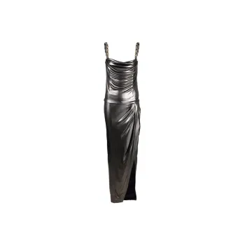 BALMAIN Sleeveless Dresses Women's Silver