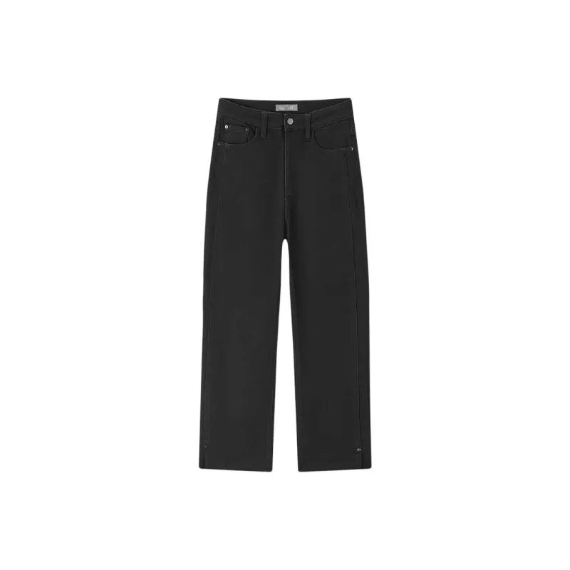 EICHITOO Jeans Women's Black-0