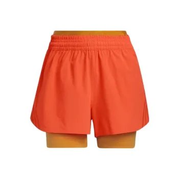 Adidas Ivy Park Two In One Shorts Solar Orange