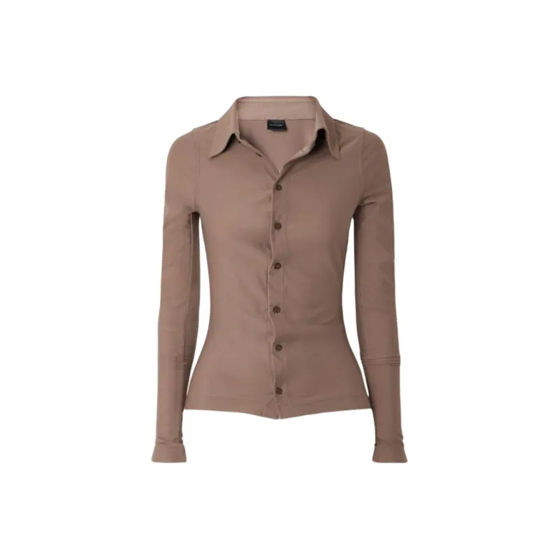 Balenciaga Shirts Women's Brown-0