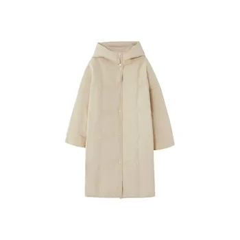 PAZZO Solid Color Loose Fit Comfortable Thickened Puffer Jacket Women's