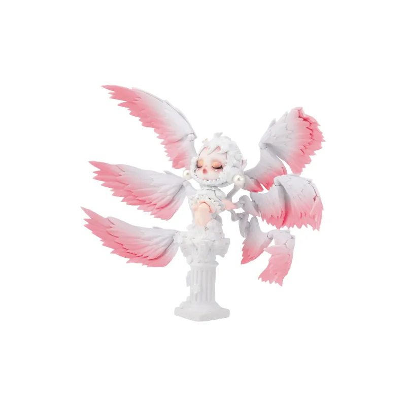 [Modified Doll] POP MART SKULLPANDA Photo Collection Six Winged Angel Hang Tag Box 18cm-21