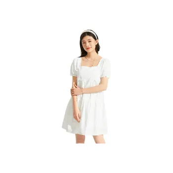 Hotwind Short Sleeved Dresses Women's White