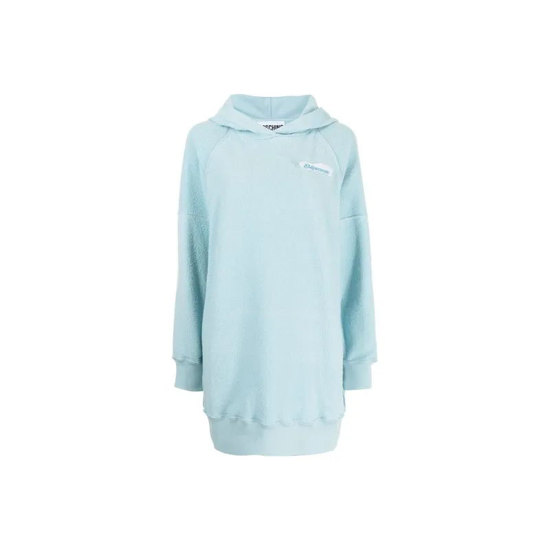MOSCHINO Long-Sleeved Dresses Women's Light Blue-0