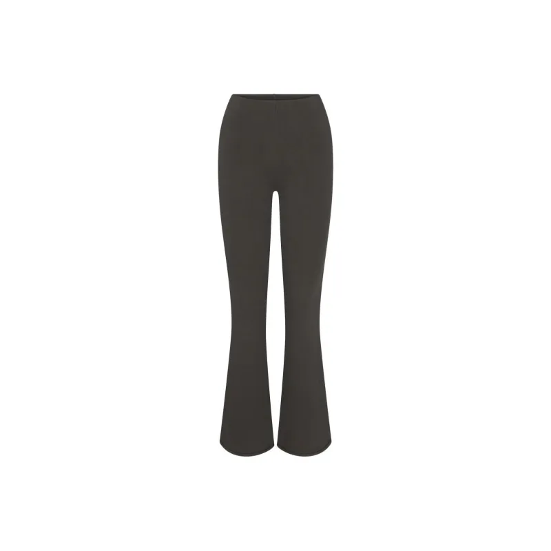 SKIMS SS24 Summer Collection OUTDOOR HIGH-WAISTED FLARE LEGGING Casual Pants Women's Washed Onyx/Washable Agate-0
