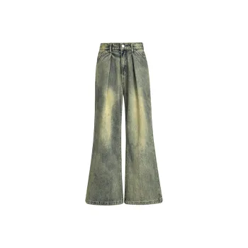 Wen Shan Jeans Women's Mud Dyed