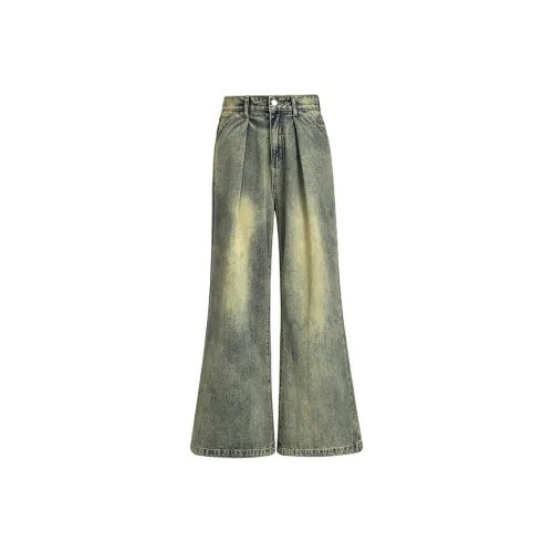 Wen Shan Jeans Women's Mud Dyed