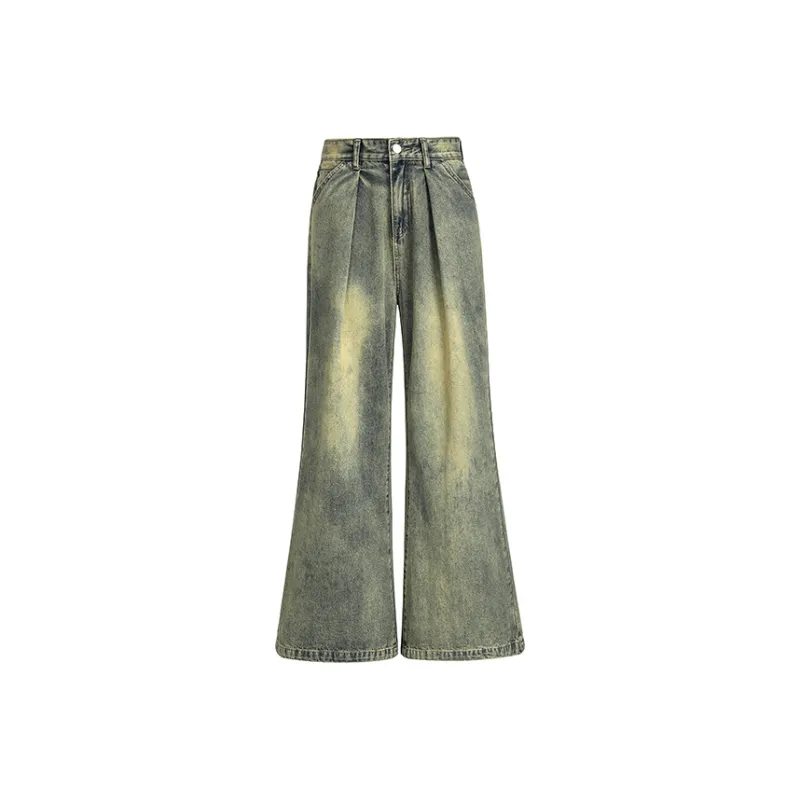 Wen Shan Jeans Women's Mud Dyeing-0
