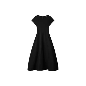 TOTEME Short-Sleeved Dresses Women's Black
