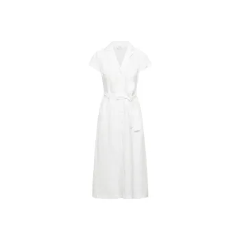ARITZIA Wilfred Shirt Linen Dress Short-Sleeved Dresses Women's White/White