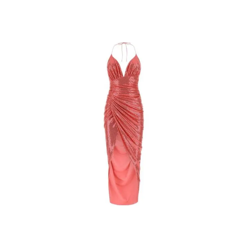 Alexandre Vauthier Sleeveless Dresses Women's Sunset Red-0
