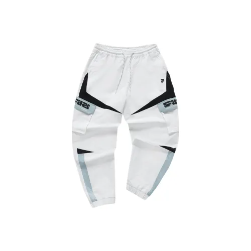 FILA FUSION URBAN TECH Knitted Sweatpants Women's Standard White