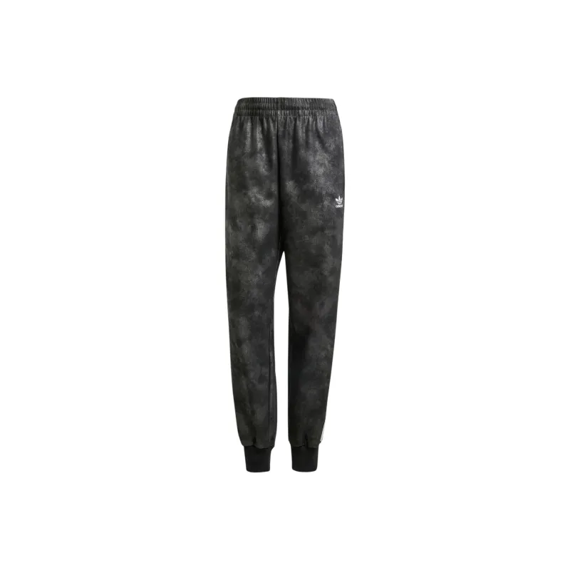 Adidas Originals Premium Sst Luxe Track Pants Knitted Sports Pants Women's Black-0