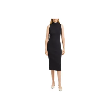THEORY Sleeveless Dresses Women's Black Gray Color