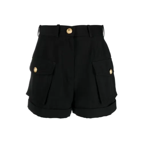 BALMAIN Grain De Poudre Cargo Shorts 'Black'