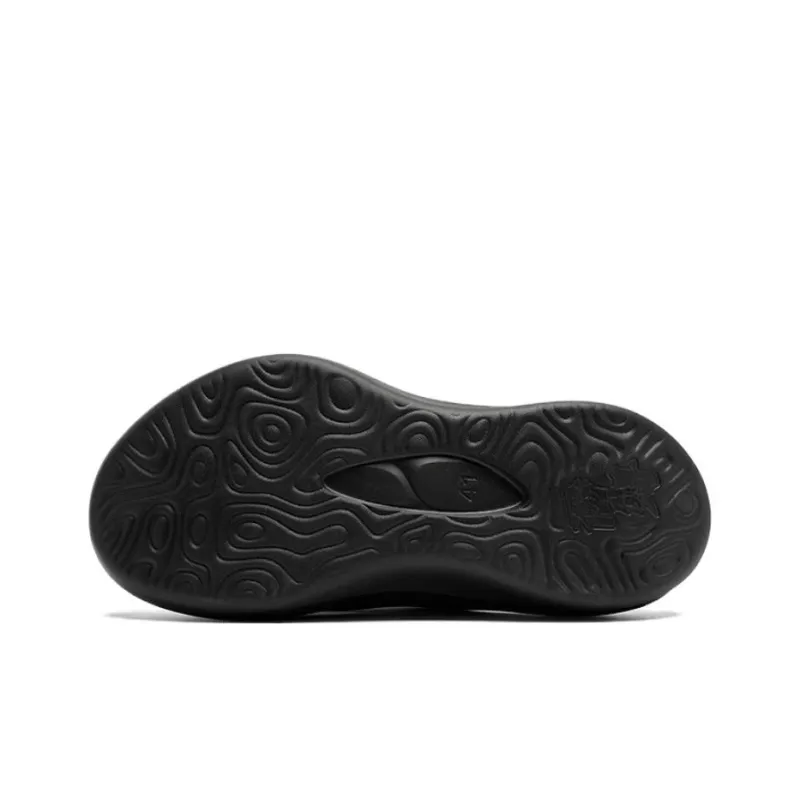 PINK PANTHER x QIAODAN Slip Resistant Abrasion Resistant Slide Slippers Men's Black-5