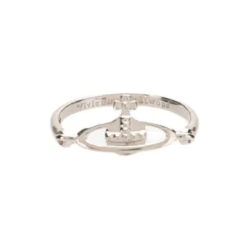 Vivienne Westwood Metal Rings Unisex Silver