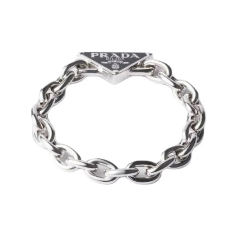 PRADA Silver Bracelets Men's Silver-0