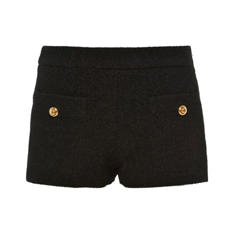 MIU MIU SS23 Shorts Women's Black-0