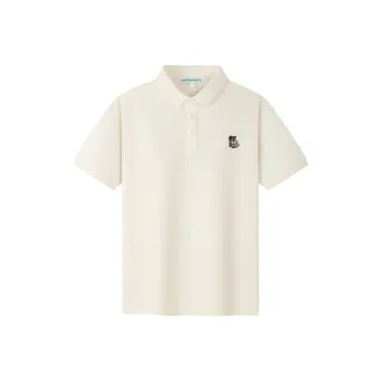 FAIRWHALE Polo Shirts Men Ecru