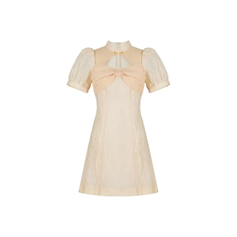 TAMMY TANGS Short Sleeved Dresses Women's Orange-0