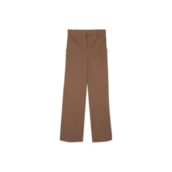 Circolo 1901 Piqué weave Straight Trousers