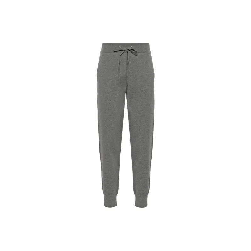 Burberry SS24 Knitted Sports Pants Women's Dusty Gray-0