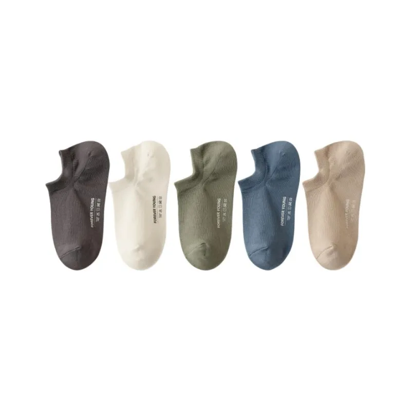 LUYOUYE No Show Socks Men's 5 Pack-20