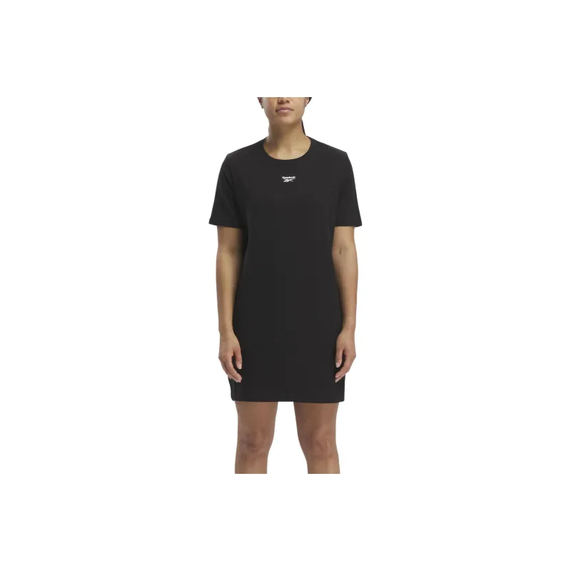 Reebok Identity Short-Sleeved Dresses Women's Black-0