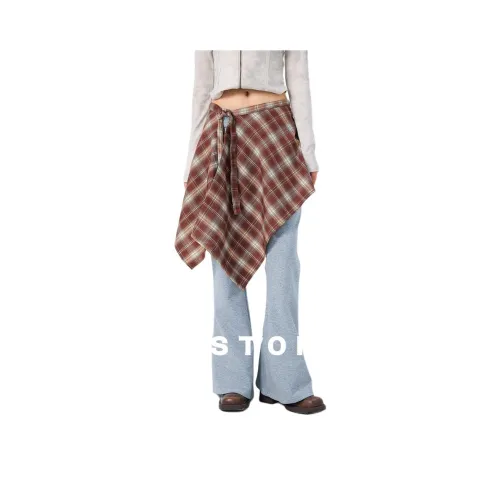 MUSTOFF Casual Pants Women's Gray