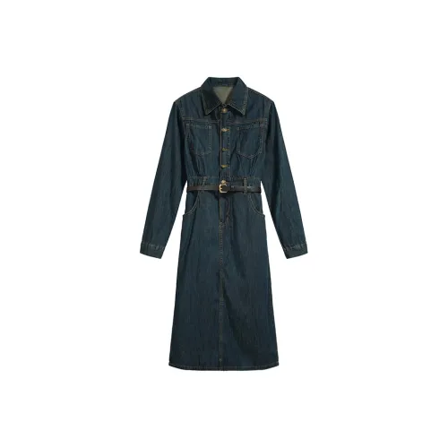 Local Gal Long Sleeved Dress Women's Blue