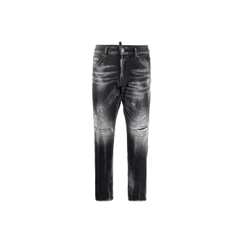 DSQUARED 2 Paint Splatter Cropped Leg Jeans