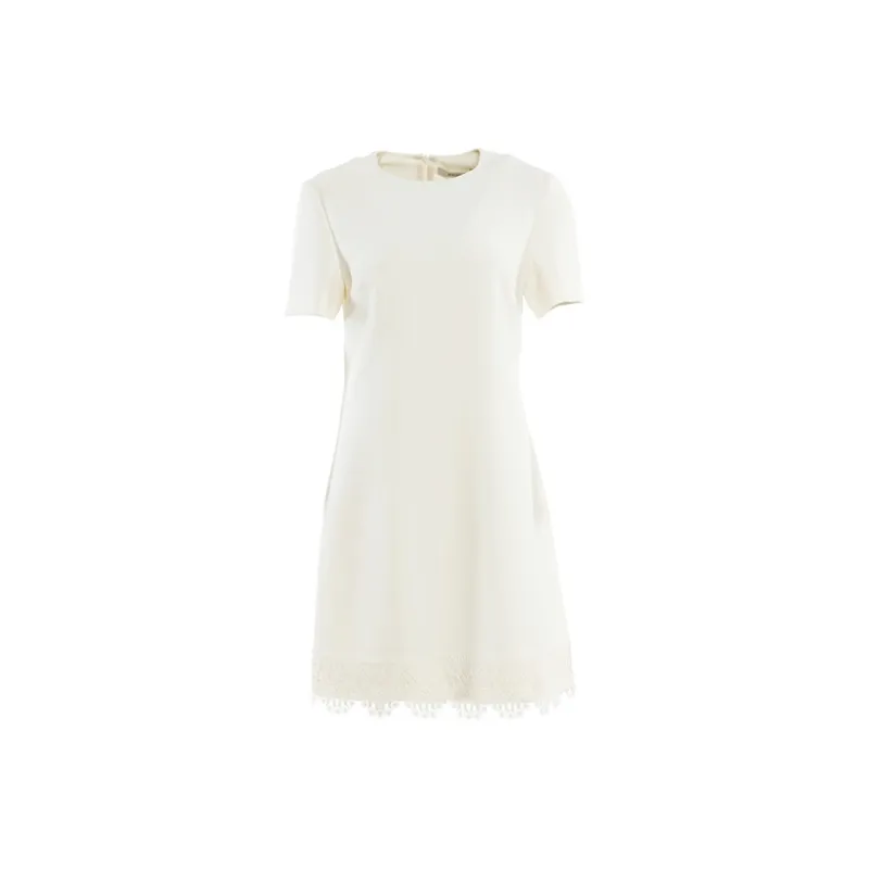 BESIONIA SS24 Short Sleeved Dresses Women's Ecru-0