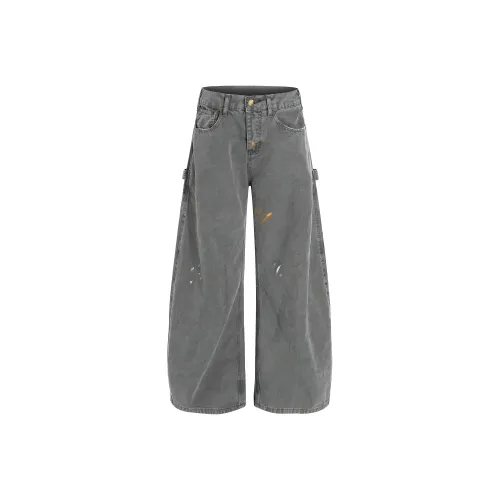 GBXM Jeans Unisex Gray