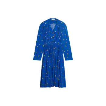 Balenciaga Long-Sleeved Dresses Women's Blue