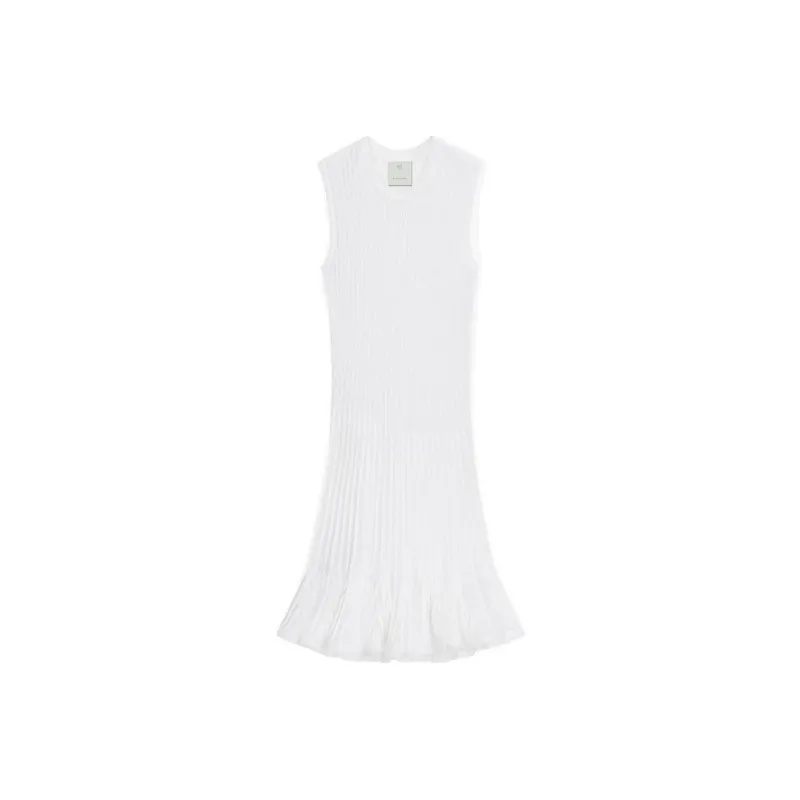 GIVENCHY SS22 Sleeveless Dress Women's White-0