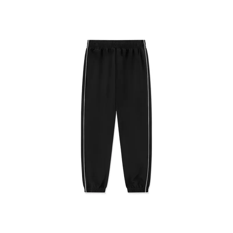 QIAODAN Men's Training Series Knitted Sweatpants Men's Black-1
