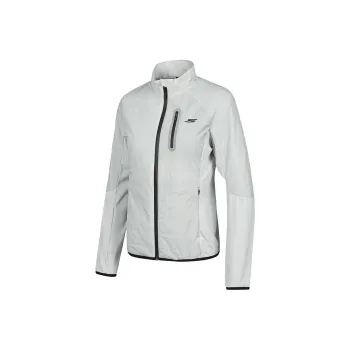 Skechers Puffer Jacket Women's Silver Birch White